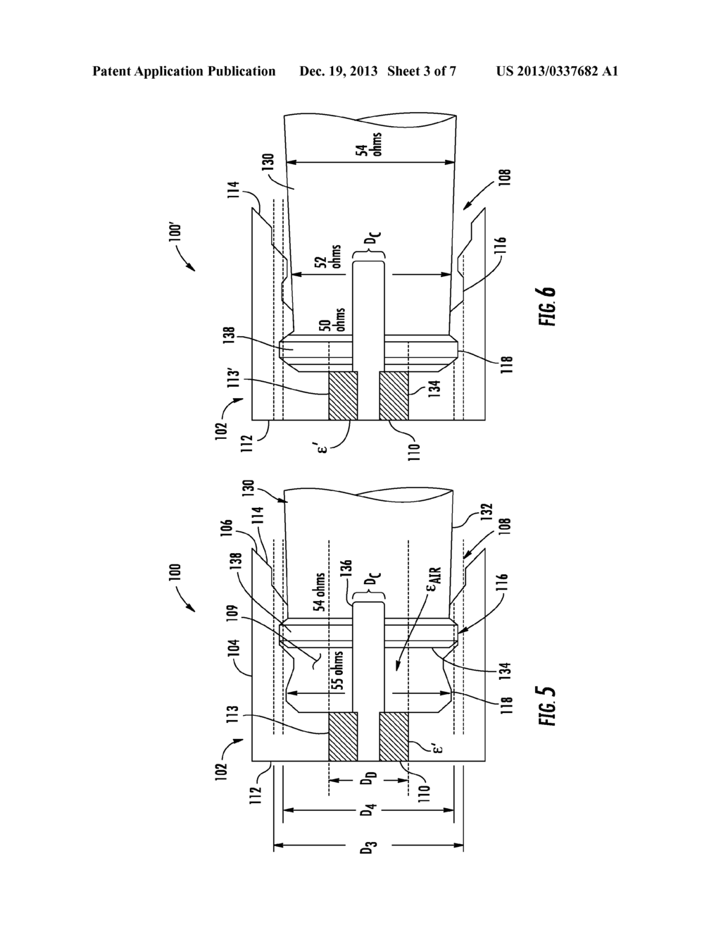 VARIABLE IMPEDANCE COAXIAL CONNECTOR INTERFACE DEVICE - diagram, schematic, and image 04