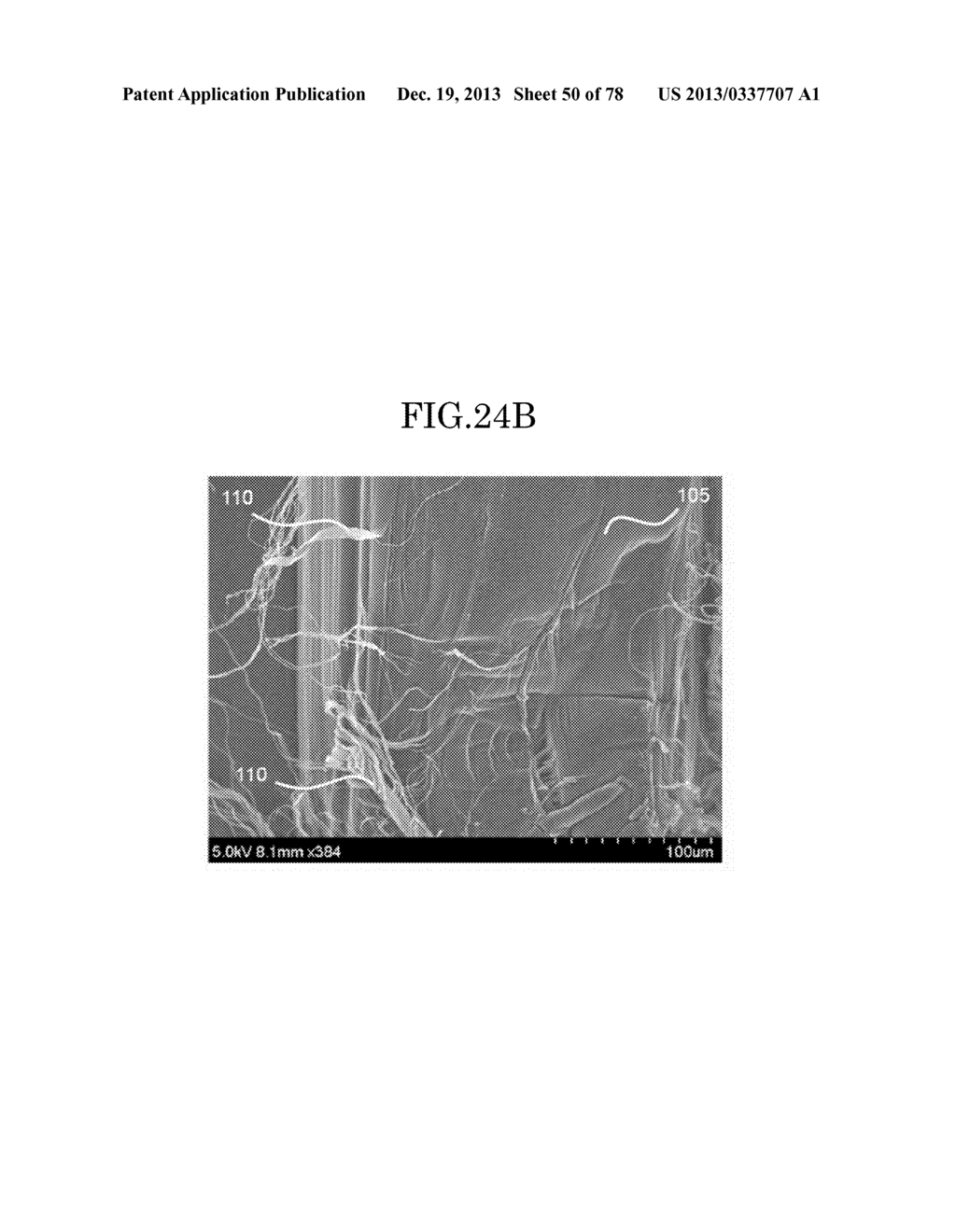 CARBON NANOTUBE AGGREGATE, CARBON NANOTUBE AGGREGATE HAVING A     THREE-DIMENSIONAL SHAPE, CARBON NANOTUBE MOLDED PRODUCT USING THE CARBON     NANOTUBE AGGREGATE, COMPOSITION, AND CARBON NANOTUBE DISPERSION LIQUID - diagram, schematic, and image 51