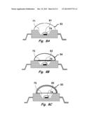 PHOSPHOR-COATED LIGHT EXTRACTION STRUCTURES FOR PHOSPHOR-CONVERTED LIGHT     EMITTING DEVICES diagram and image