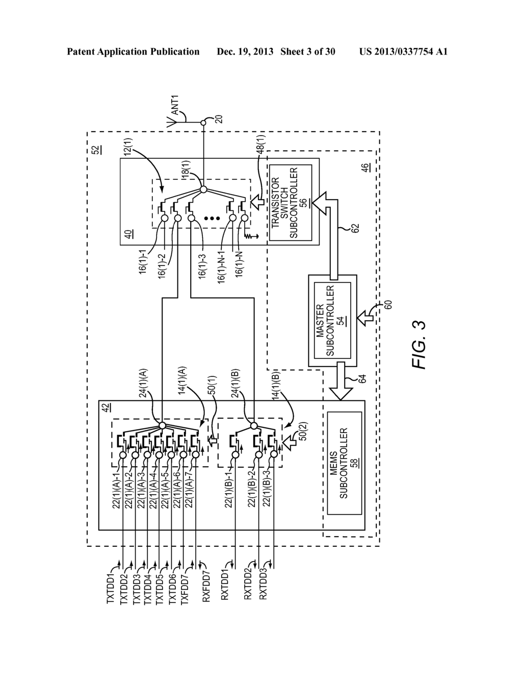 FRONT END SWITCHING CIRCUITRY FOR CARRIER AGGREGATION - diagram, schematic, and image 04