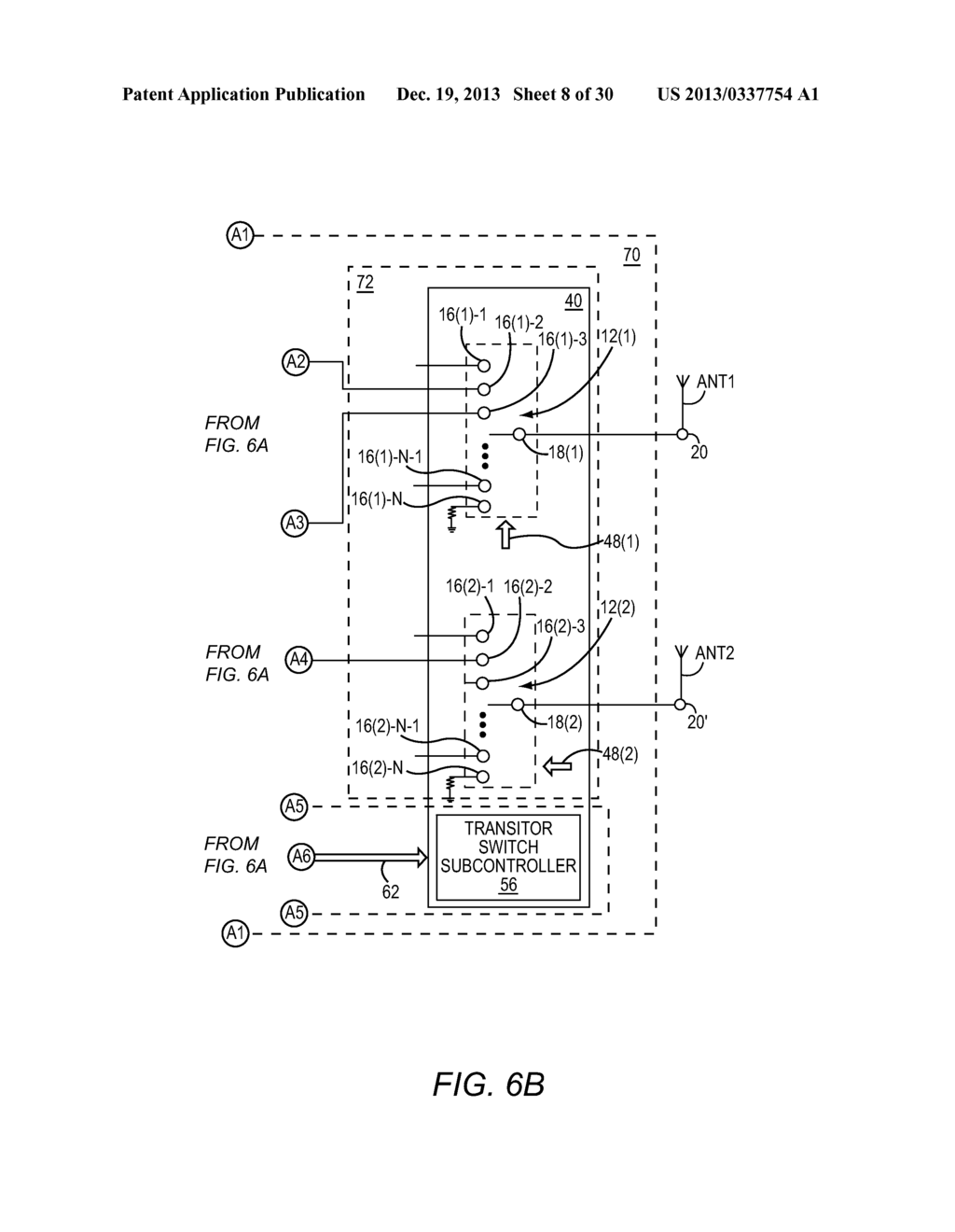 FRONT END SWITCHING CIRCUITRY FOR CARRIER AGGREGATION - diagram, schematic, and image 09