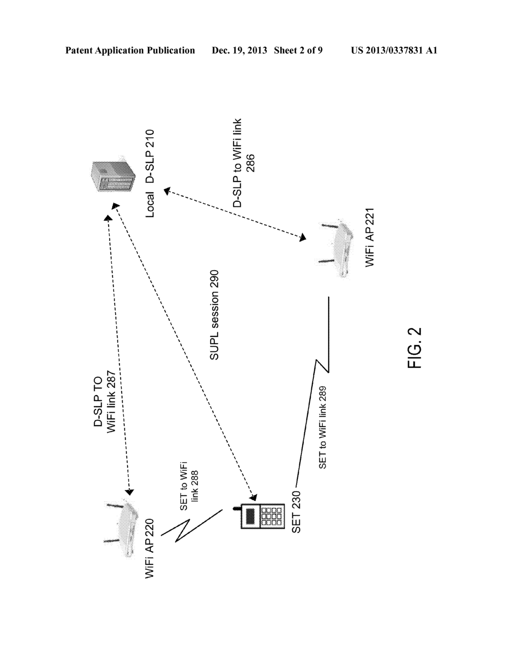 SYSTEMS AND METHODS FOR NETWORK CENTRIC WLAN LOCATION OF A MOBILE DEVICE - diagram, schematic, and image 03