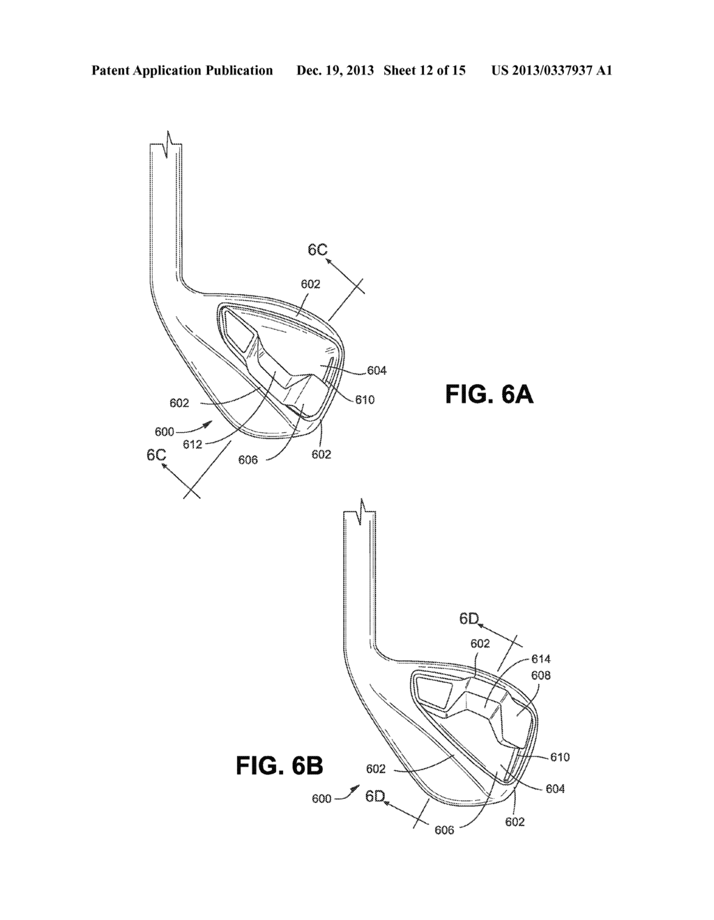 Golf Clubs and Golf Club Heads with Adjustable Center of Gravity and     Moment of Inertia Characteristics - diagram, schematic, and image 13