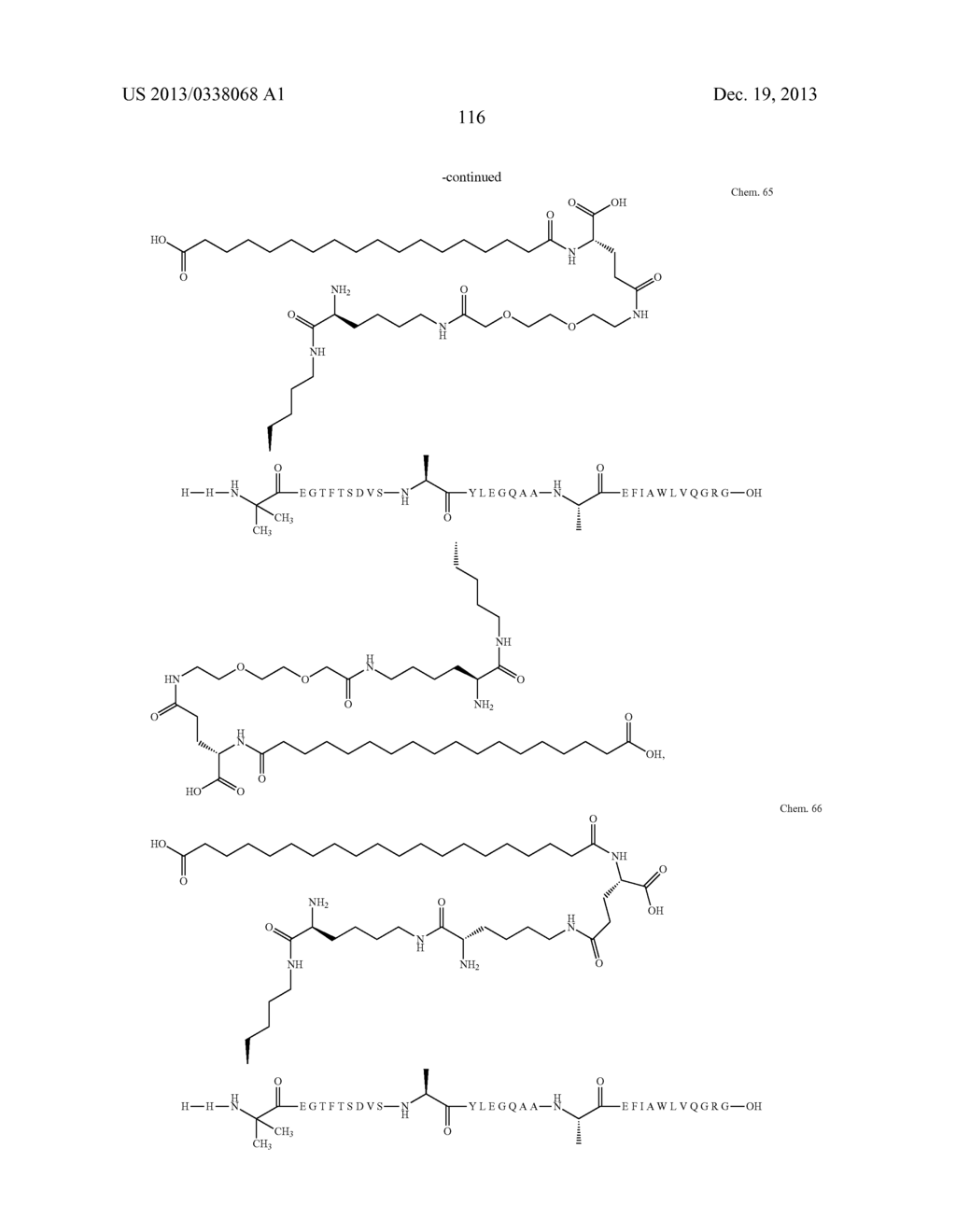 DOUBLE-ACYLATED GLP-1 DERIVATIVES WITH A LINKER - diagram, schematic, and image 117