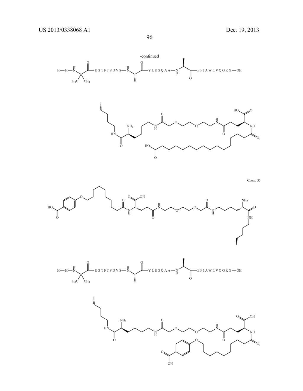 DOUBLE-ACYLATED GLP-1 DERIVATIVES WITH A LINKER - diagram, schematic, and image 97