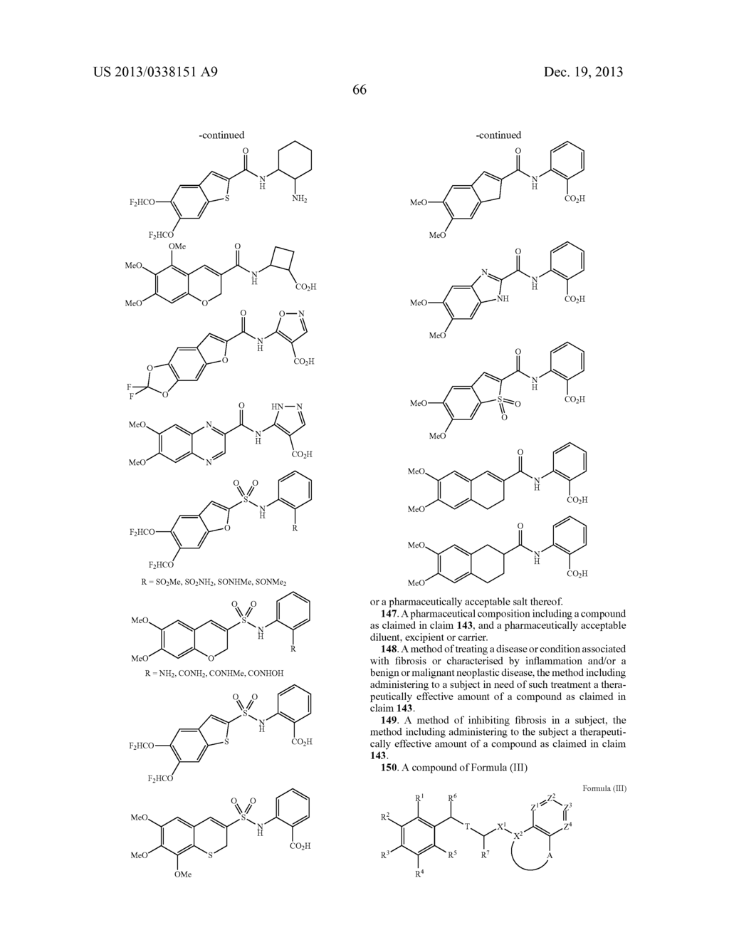 FUSED RING ANALOGUES OF ANTI-FIBROTIC AGENTS - diagram, schematic, and image 73