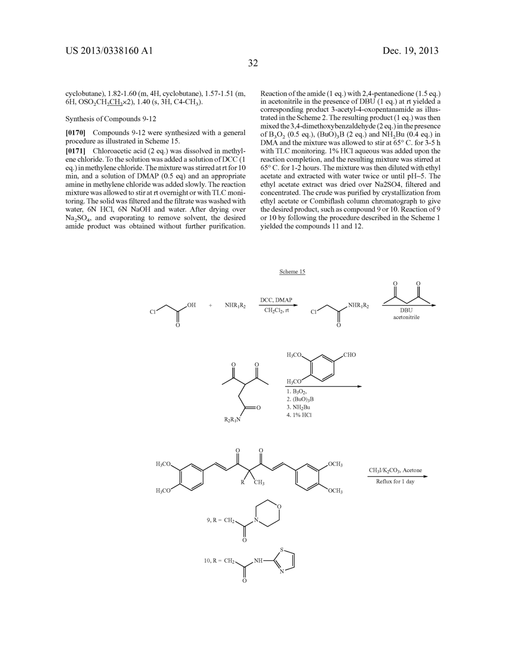 Compounds with (1E,     6E)-1,7-bis-(3,4-dimethoxyphenyl)-4,4-disubstituted-hepta-1,6-diene-3,5-d-    ione structural scaffold, their biological activity, and uses thereof - diagram, schematic, and image 53