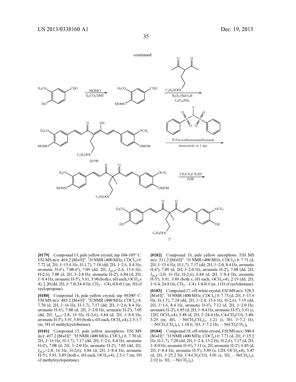 Compounds with (1E,     6E)-1,7-bis-(3,4-dimethoxyphenyl)-4,4-disubstituted-hepta-1,6-diene-3,5-d-    ione structural scaffold, their biological activity, and uses thereof - diagram, schematic, and image 56