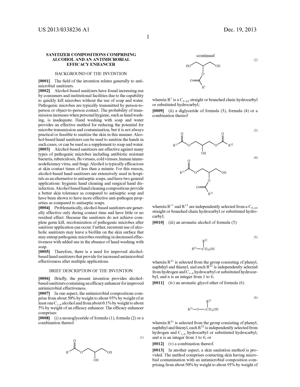 SANITIZER COMPOSITIONS COMPRISING ALCOHOL AND AN ANTIMICROBIAL EFFICACY     ENHANCER - diagram, schematic, and image 02