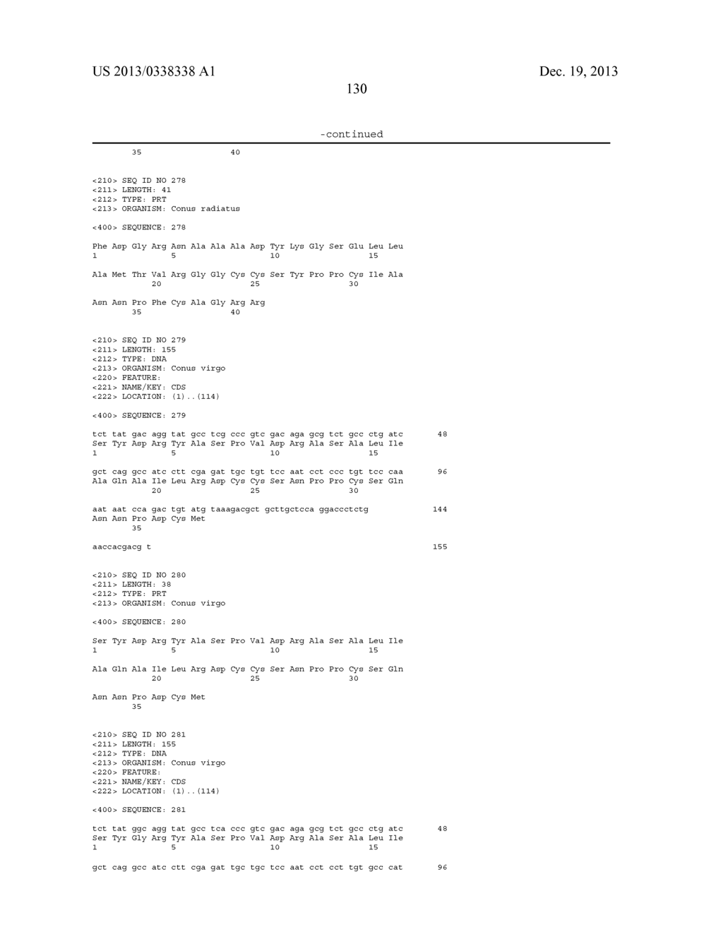 ALPHA-CONOTOXIN PEPTIDES - diagram, schematic, and image 131