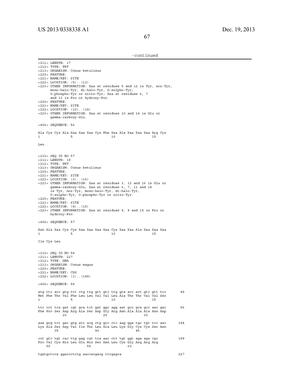 ALPHA-CONOTOXIN PEPTIDES - diagram, schematic, and image 68