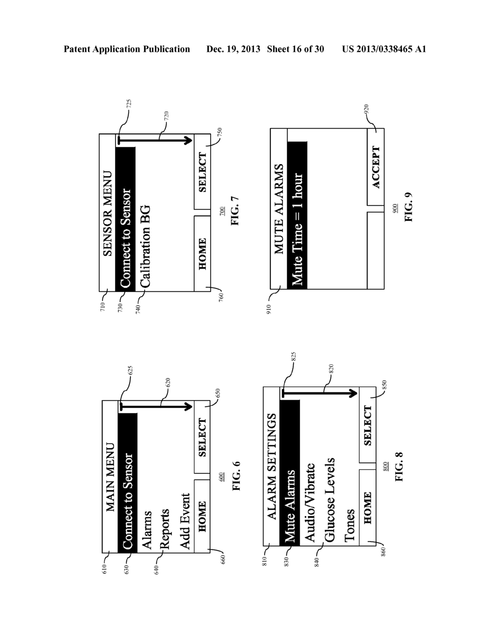 Displays for a Medical Device - diagram, schematic, and image 17