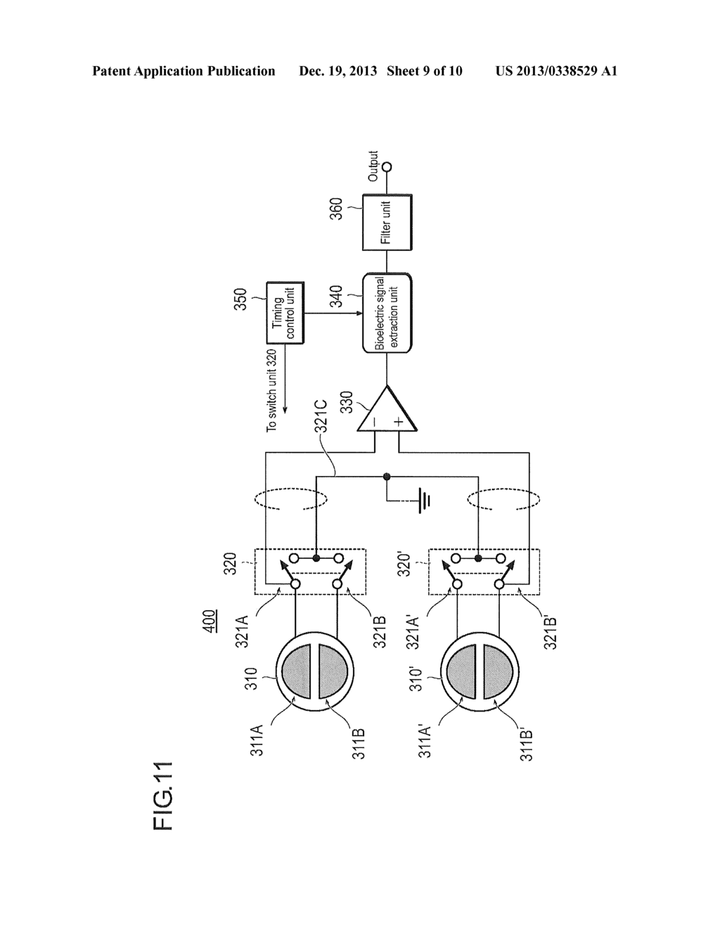 BIOELECTRIC SIGNAL MEASUREMENT APPARATUS - diagram, schematic, and image 10