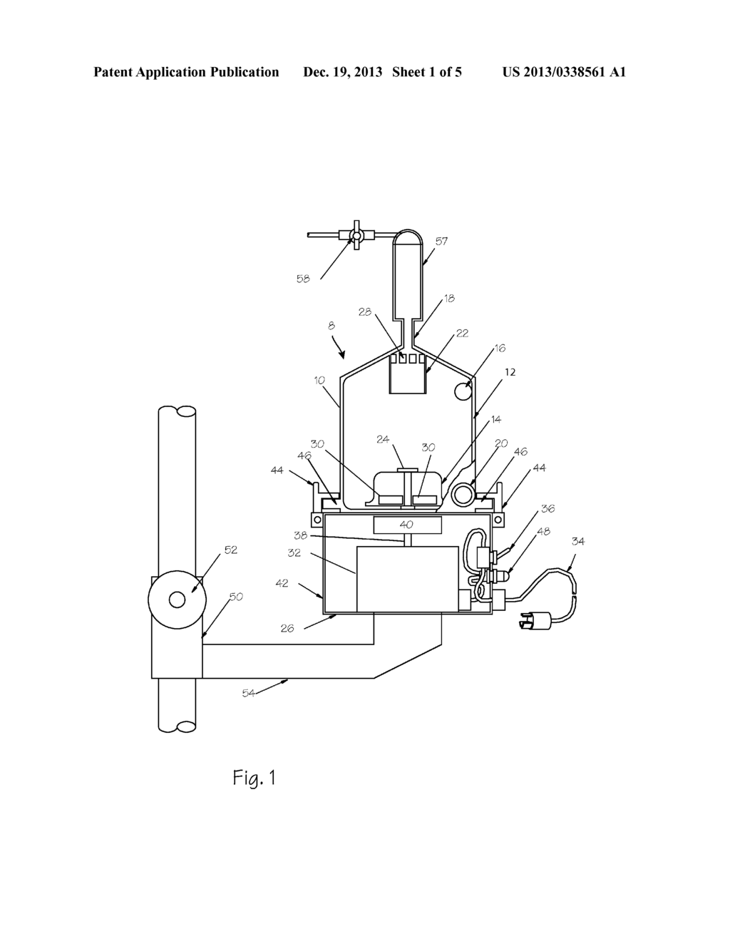 METHOD AND APPARATUS FOR REMOVAL OF GAS BUBBLES FROM BLOOD - diagram, schematic, and image 02