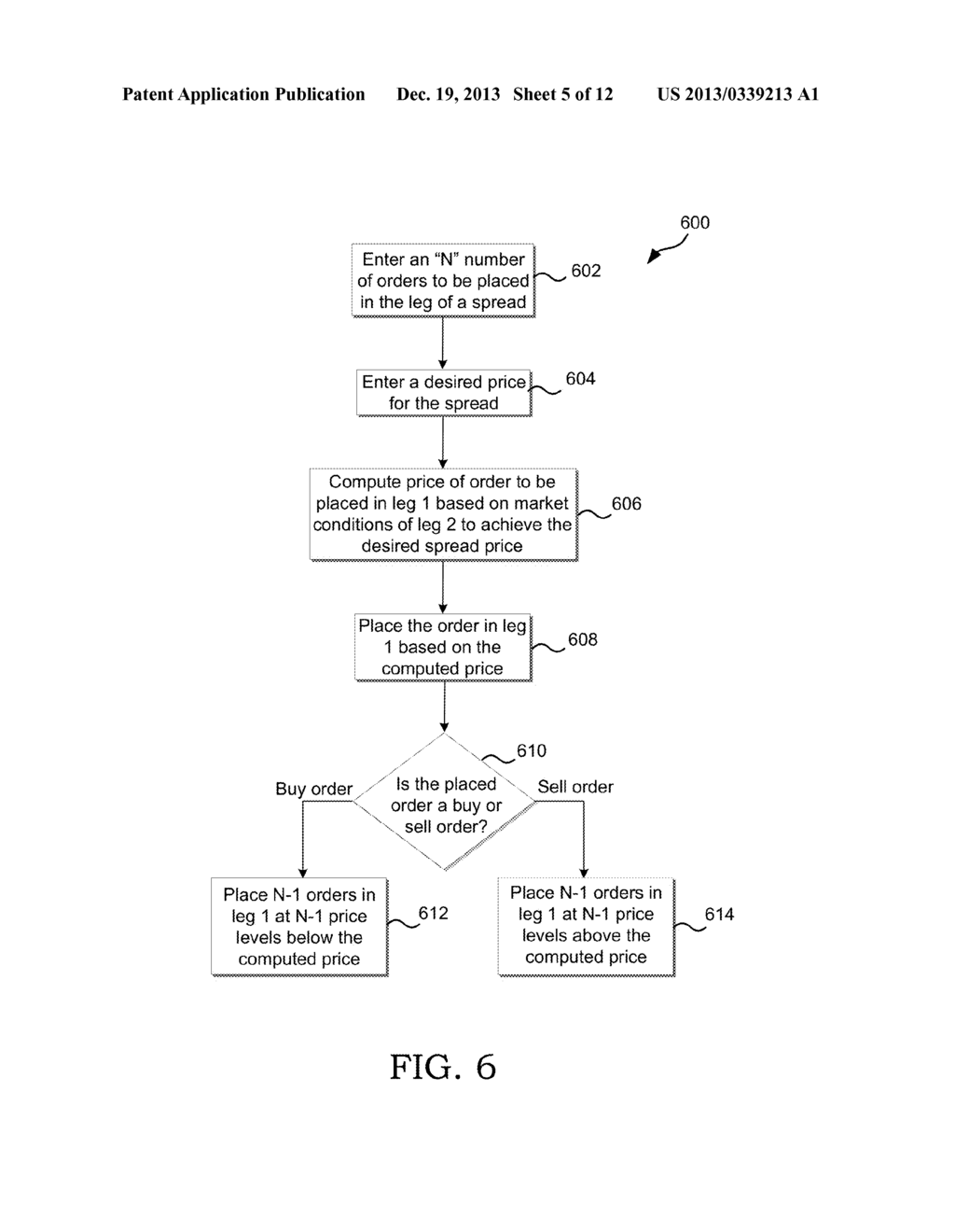 SYSTEM AND METHOD FOR USE OF FRACTIONAL PAY-UP TICKS IN RELATION TO     TRADING STRATEGIES IN AN ELECTRONIC TRADING ENVIRONMENT - diagram, schematic, and image 06