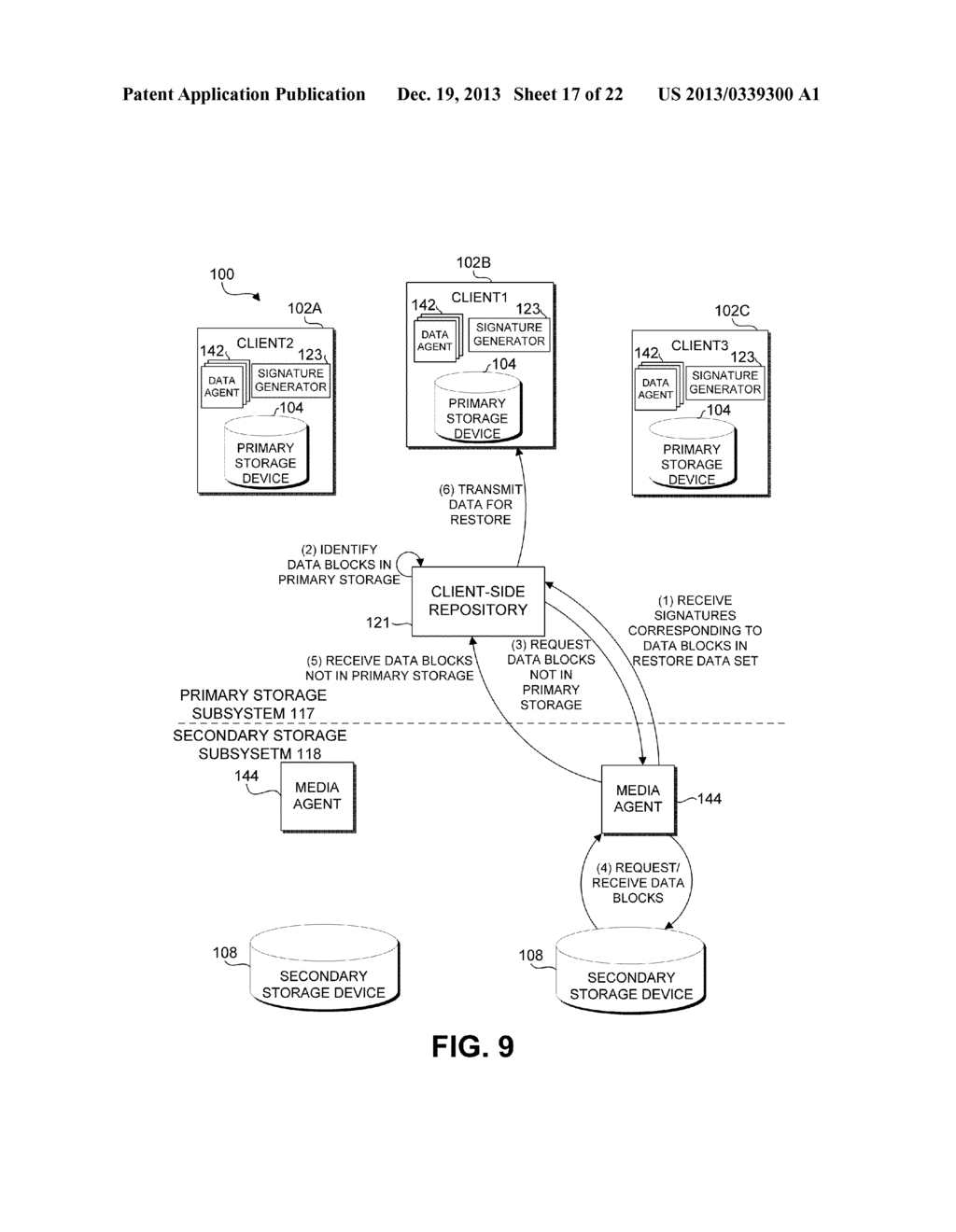 DEDICATED CLIENT-SIDE SIGNATURE GENERATOR IN A NETWORKED STORAGE SYSTEM - diagram, schematic, and image 18