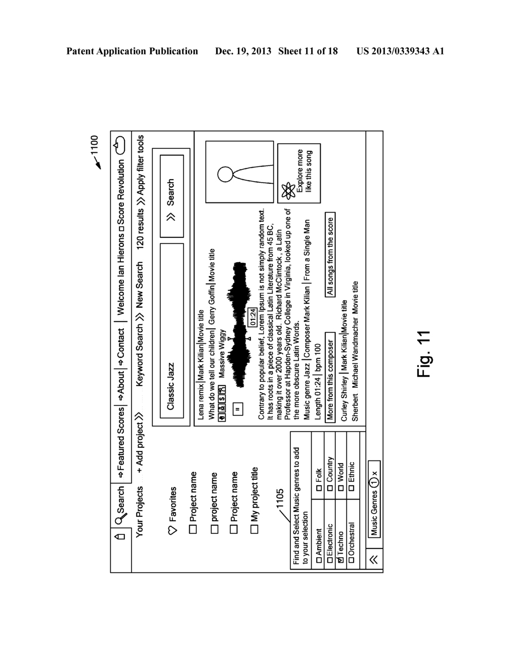 SYSTEMS AND METHODS TO FACILITATE MEDIA SEARCH - diagram, schematic, and image 12