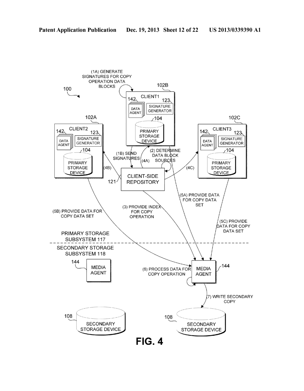 INTELLIGENT DATA SOURCING IN A NETWORKED STORAGE SYSTEM - diagram, schematic, and image 13