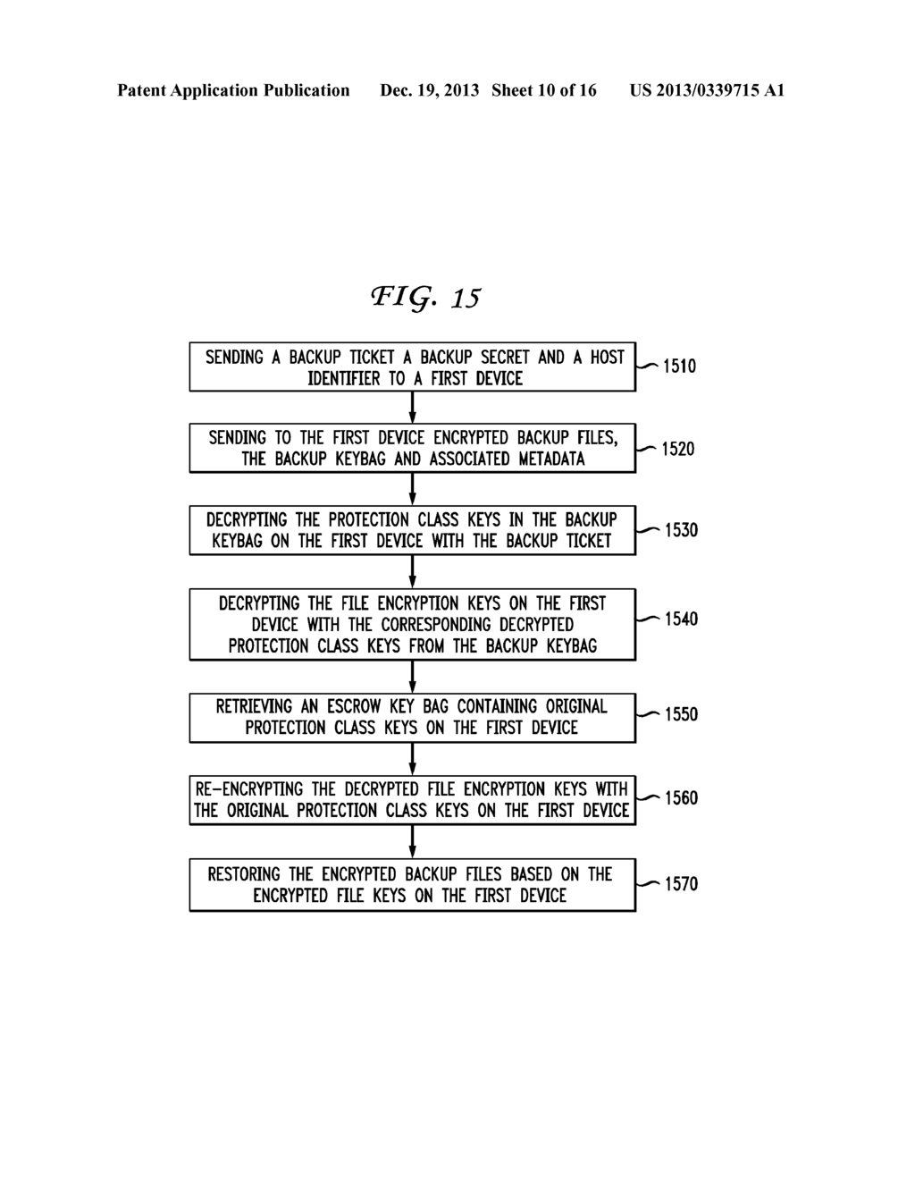 SYSTEM AND METHOD FOR WIPING ENCRYPTED DATA ON A DEVICE HAVING FILE-LEVEL     CONTENT PROTECTION - diagram, schematic, and image 11