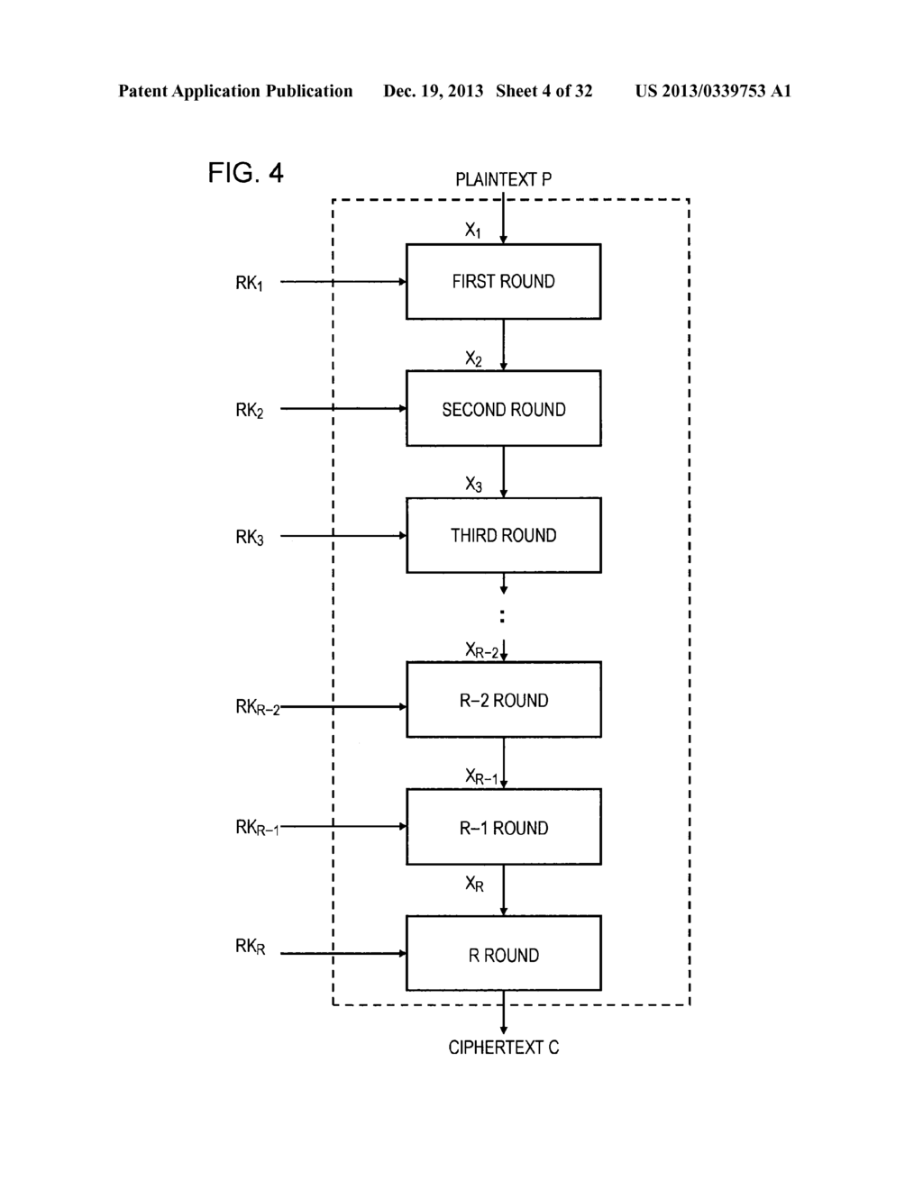 ENCRYPTION PROCESSING DEVICE, ENCRYPTION PROCESSING METHOD, AND PROGRAM - diagram, schematic, and image 05