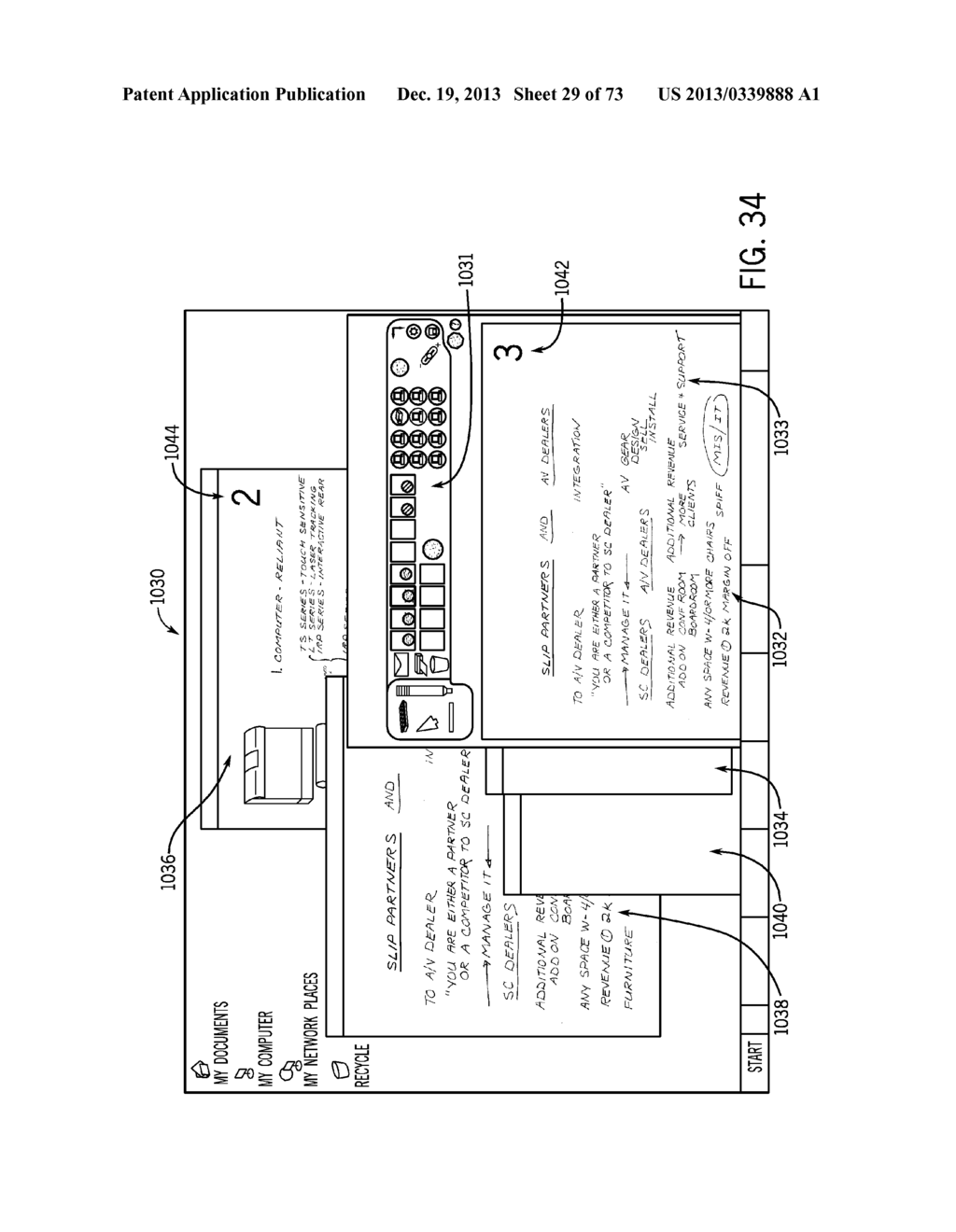 PORTABLE PRESENTATION SYSTEM AND METHODS FOR USE THEREWITH - diagram, schematic, and image 30