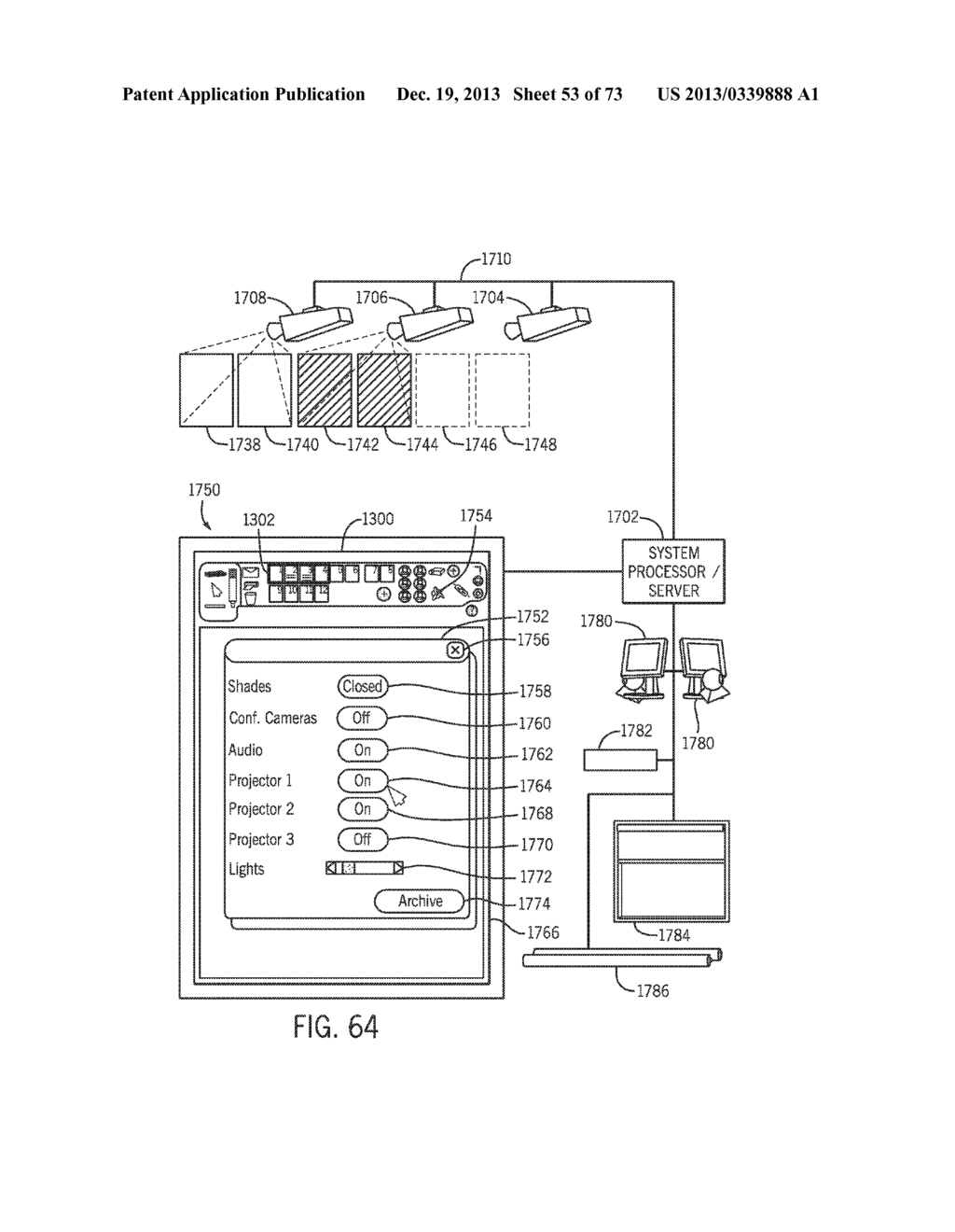 PORTABLE PRESENTATION SYSTEM AND METHODS FOR USE THEREWITH - diagram, schematic, and image 54