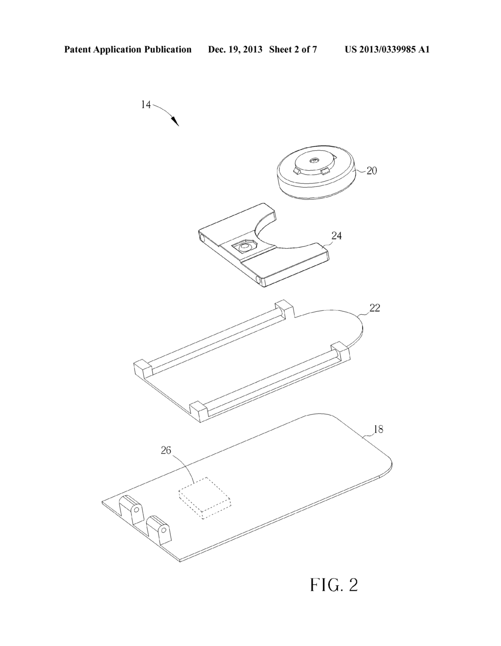 BUILT-IN DISK DRIVER AND RELATED THIN COMPUTER DEVICE - diagram, schematic, and image 03