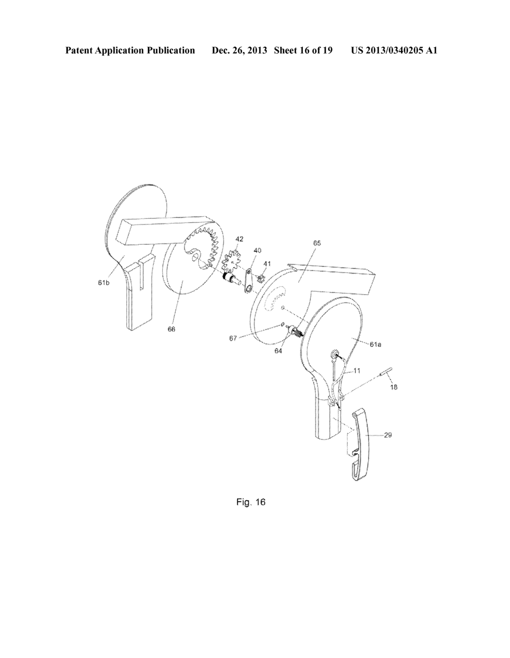 BABY STROLLER FOLDING MECHANISM - diagram, schematic, and image 17