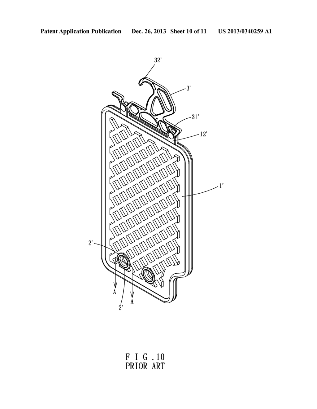 HANGER DEVICE FOR A CAR MAT - diagram, schematic, and image 11