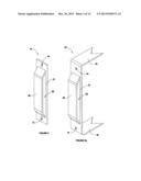 WINGED ANCHOR AND SPIKED SPACER FOR VENEER WALL TIE CONNECTION SYSTEM AND     METHOD diagram and image