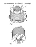 Filter Device Having an Annular Filter Element diagram and image