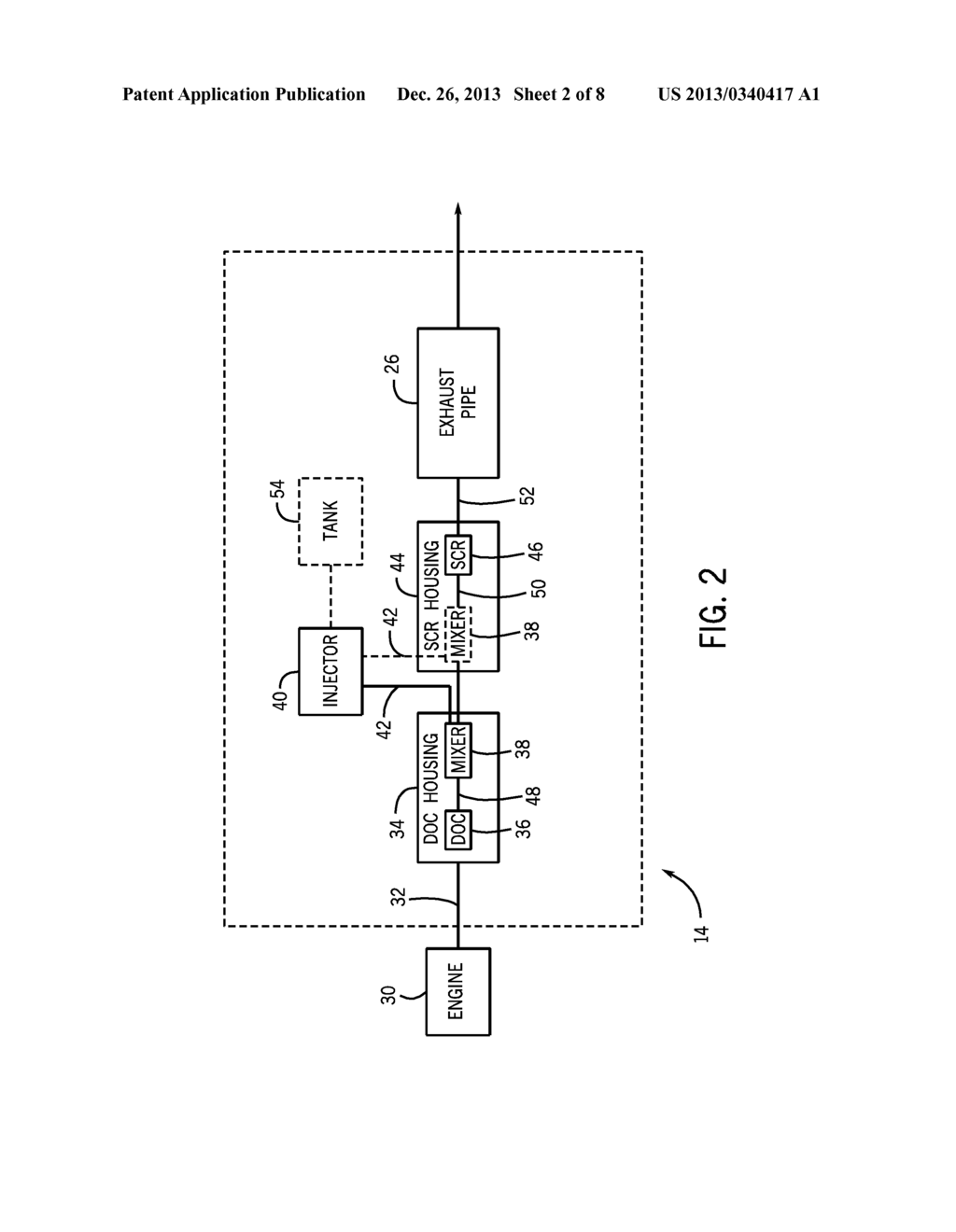 EXHAUST SYSTEM FOR AN AGRICULTURAL VEHICLE - diagram, schematic, and image 03