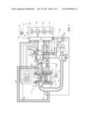 CONTROL OF EXHAUST FLOW IN AN ENGINE INCLUDING A PARTICULATE FILTER diagram and image