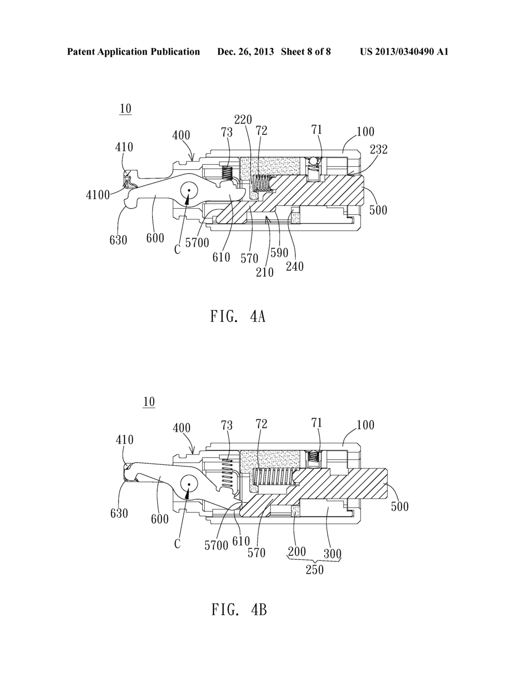 LOCK HAVING SIMPLIFIED STRUCTURE - diagram, schematic, and image 09