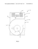 Cook Top with a Ventilation System and a Blower Mount Therefor diagram and image