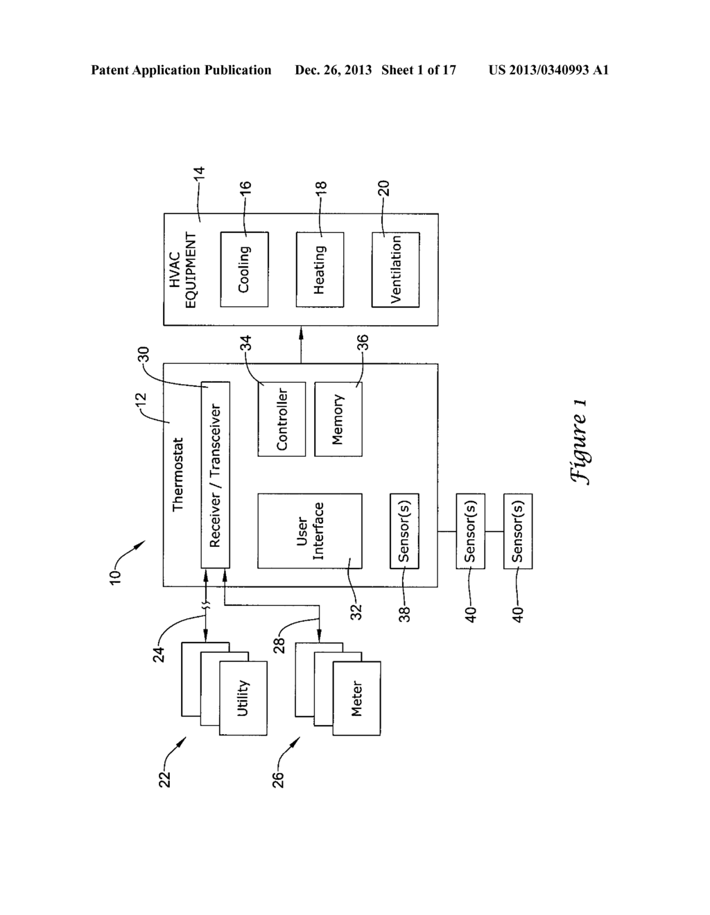 THERMOSTAT WITH UTILITY MESSAGING - diagram, schematic, and image 02