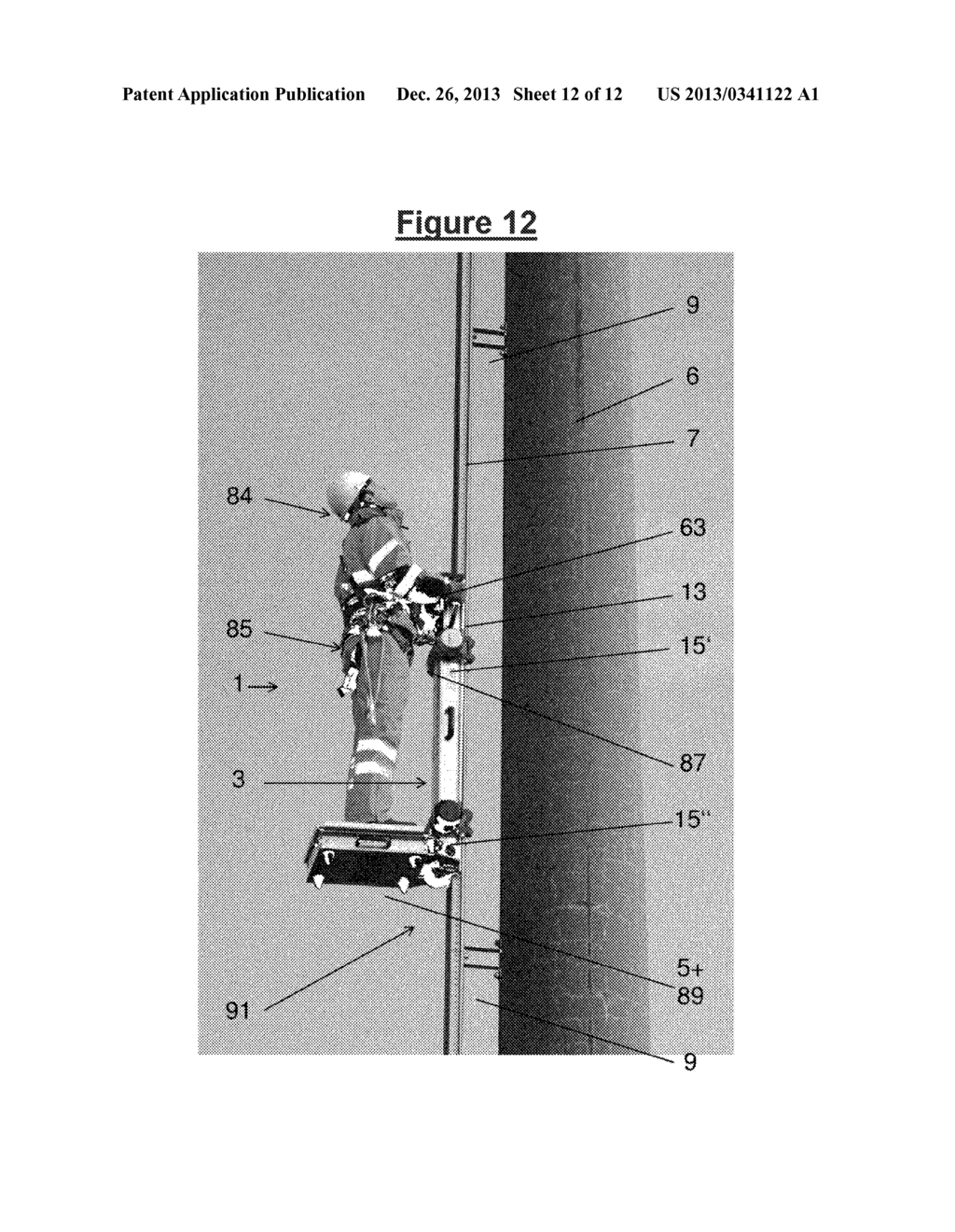 LIFT FOR HIGH-VOLTAGE TOWERS AND WIND TURBINE TOWERS - diagram, schematic, and image 13
