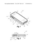 GAMING ACCESSORY FOR A PORTABLE ELECTRONIC DEVICE, GAMING SYSTEMS AND     METHODS diagram and image