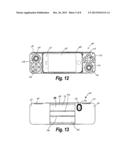 GAMING ACCESSORY FOR A PORTABLE ELECTRONIC DEVICE, GAMING SYSTEMS AND     METHODS diagram and image