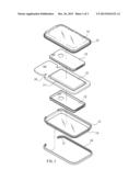 PACKING BOX STRUCTURE FOR CELL PHONE PROTECTION CASE diagram and image