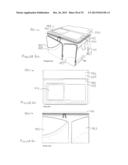 INSULATED CONTAINER WITH WORK SURFACE diagram and image