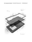 INSULATED CONTAINER WITH WORK SURFACE diagram and image