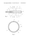 SPINDLE FOR WINDING UP CORELESS ROLLS OF A PLASTIC FILM diagram and image