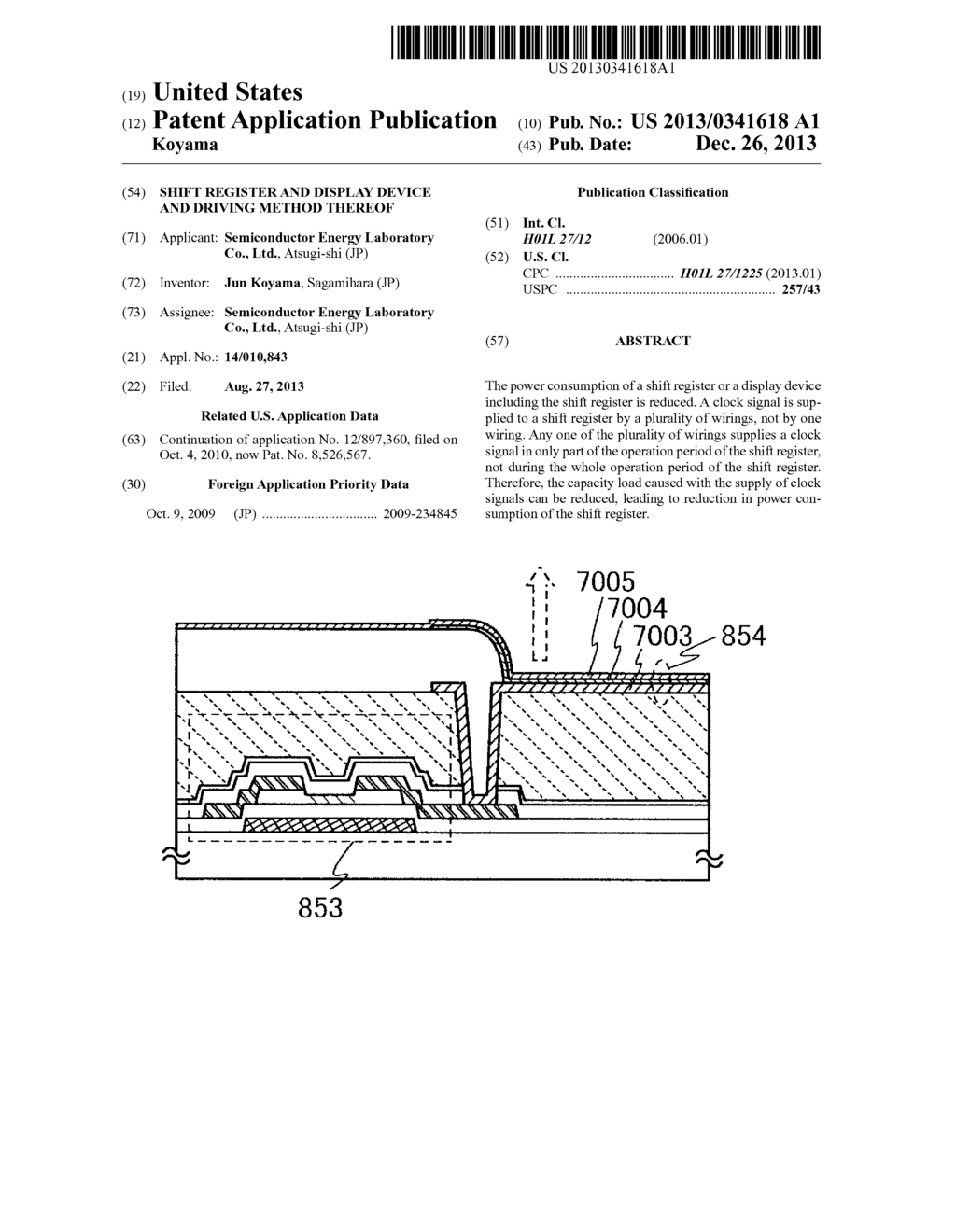 Shift Register And Display Device And Driving Method Thereof - diagram, schematic, and image 01