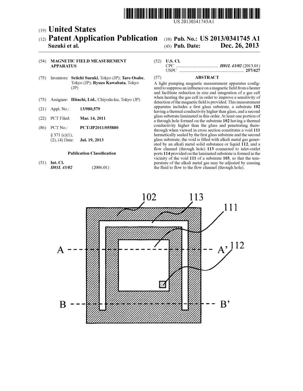 Magnetic Field Measurement Apparatus - diagram, schematic, and image 01