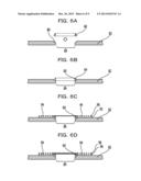 SEMICONDUCTOR DEVICE MOUNTING STRUCTURE, METHOD OF MANUFACTURING THE SAME,     AND ELECTRONIC APPARATUS diagram and image