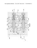 MOLDING SYSTEM HAVING A RESIDUE CLEANING FEATURE AND AN ADJUSTABLE MOLD     SHUT HEIGHT diagram and image