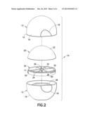 LIP BALM WITH SPHERICAL SURFACE AND METHOD FOR PRODUCING diagram and image