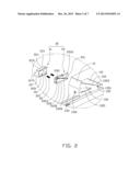 PRINTER WITH RE-POSITIONABLE PAPER OUTPUT TRAY diagram and image