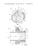 MALE FITTING WITH ACTUATING RETAINING FEATURE diagram and image